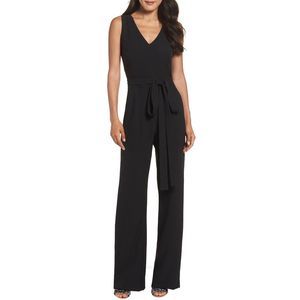 Vince Camuto Black Sleeveless Jumpsuit